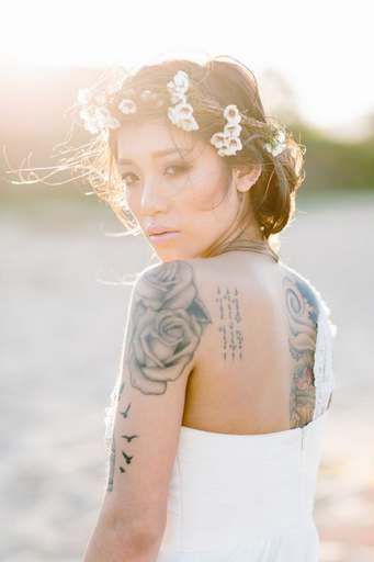 Beautiful tattooed brides