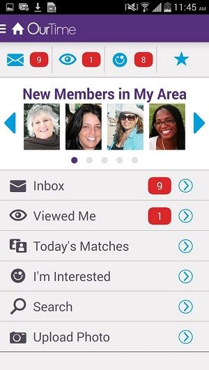 Ourtime.com Dating App